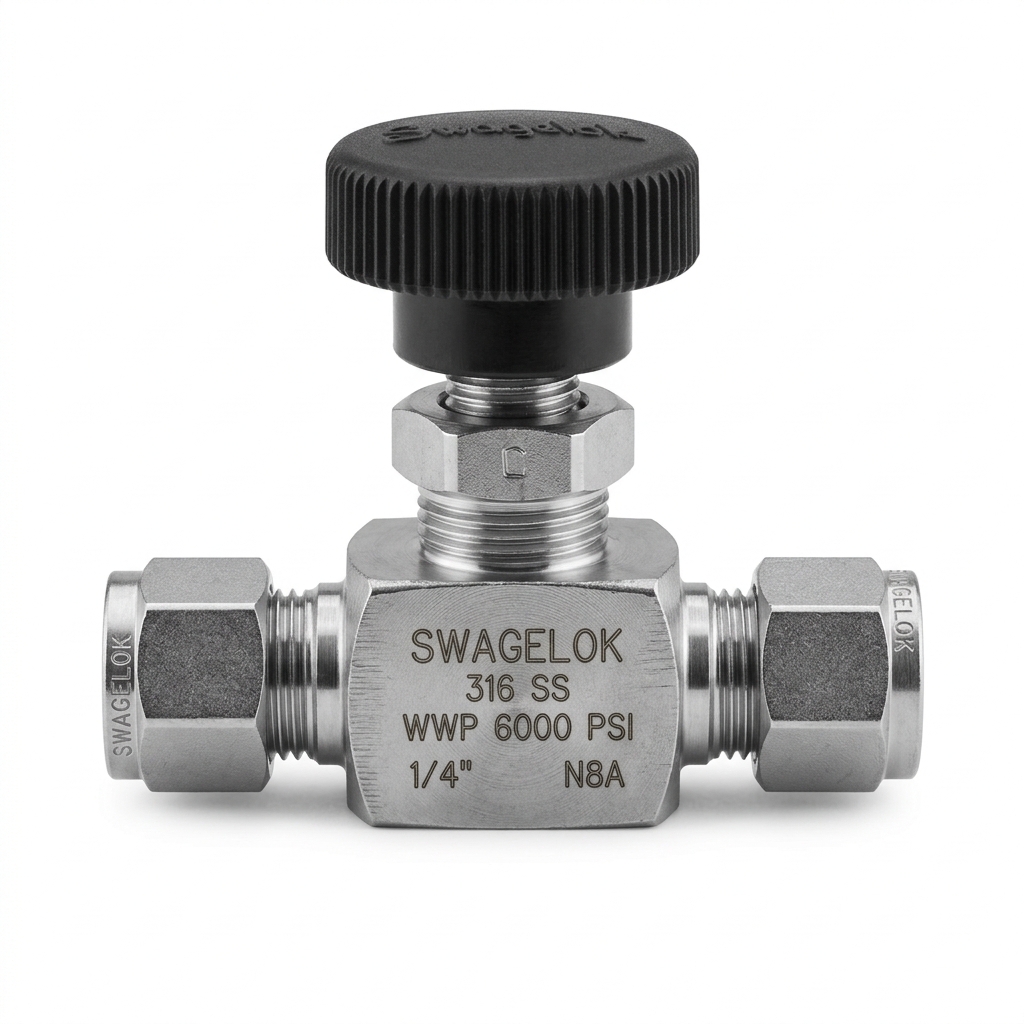 Válvula de Aguja Inox 316 Swagelok SS-1RS8